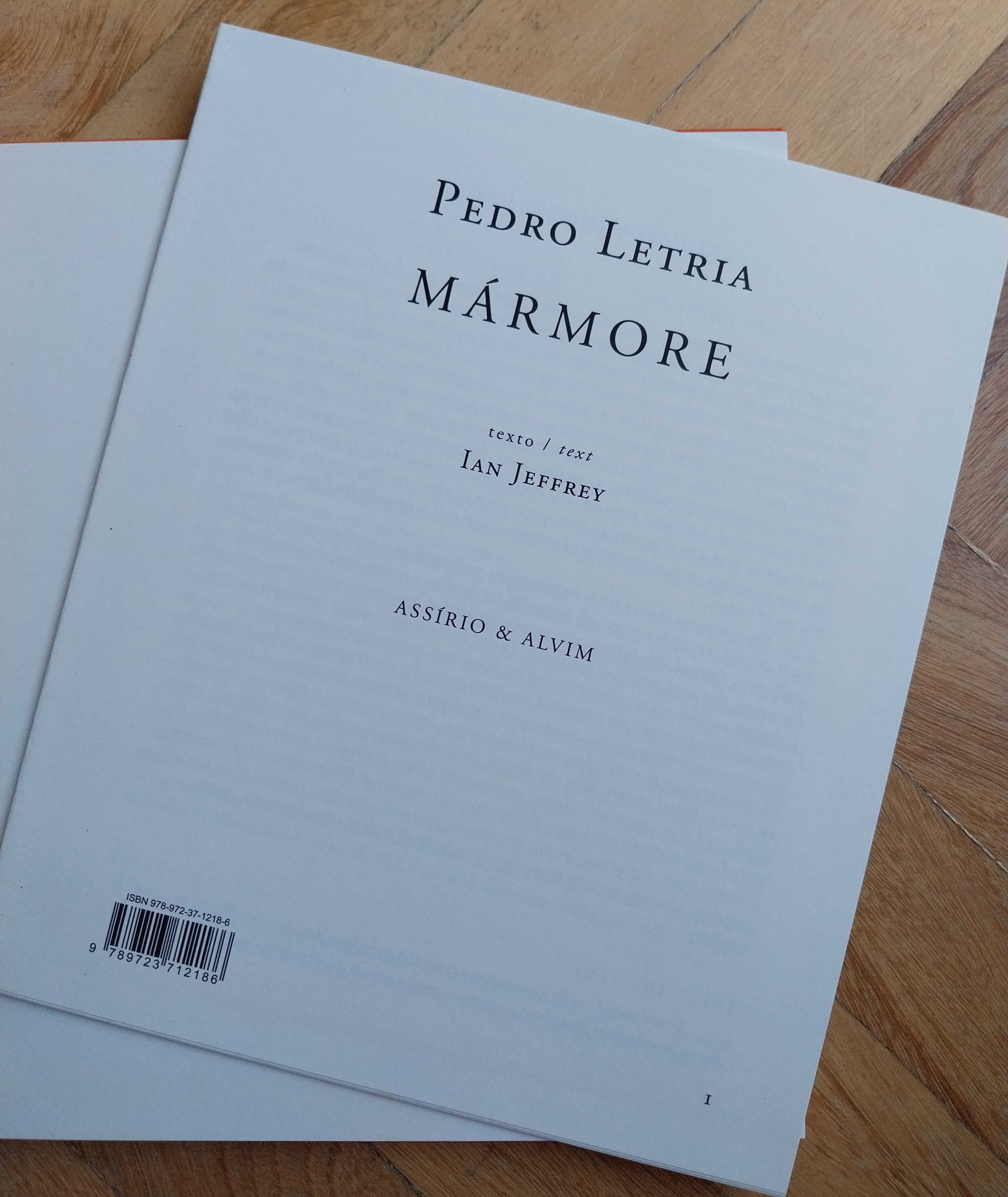 Livro “Mármore”, de Pedro Letria