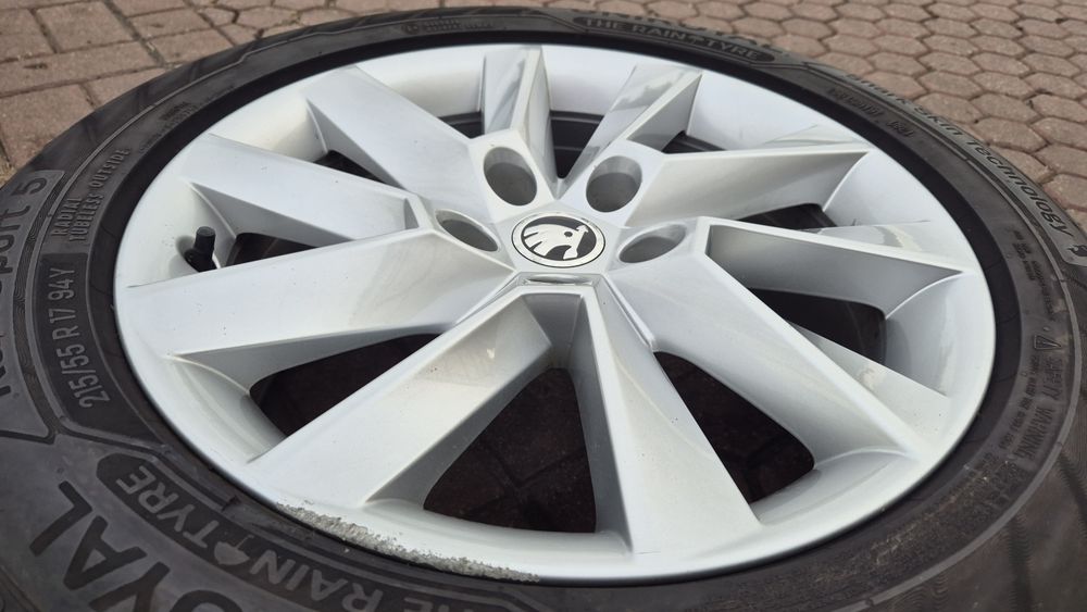 Koła Felgi Aluminiowe SKODA 17" 5x112 ET40