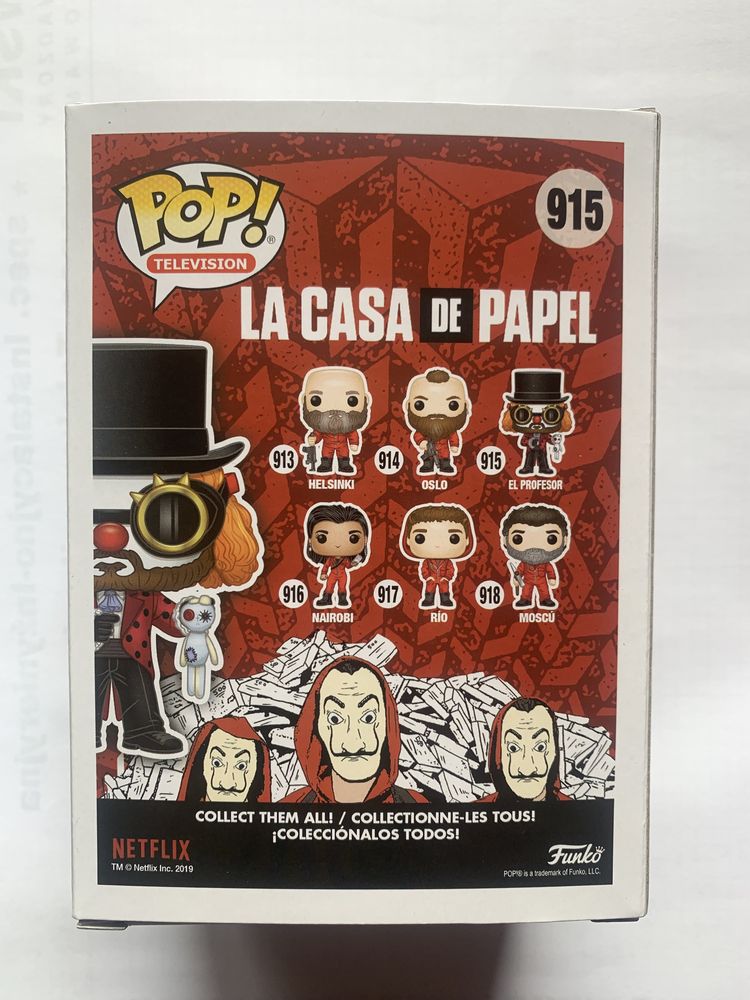 Figurka Funko Pop Dom z papieru El Profesor 915