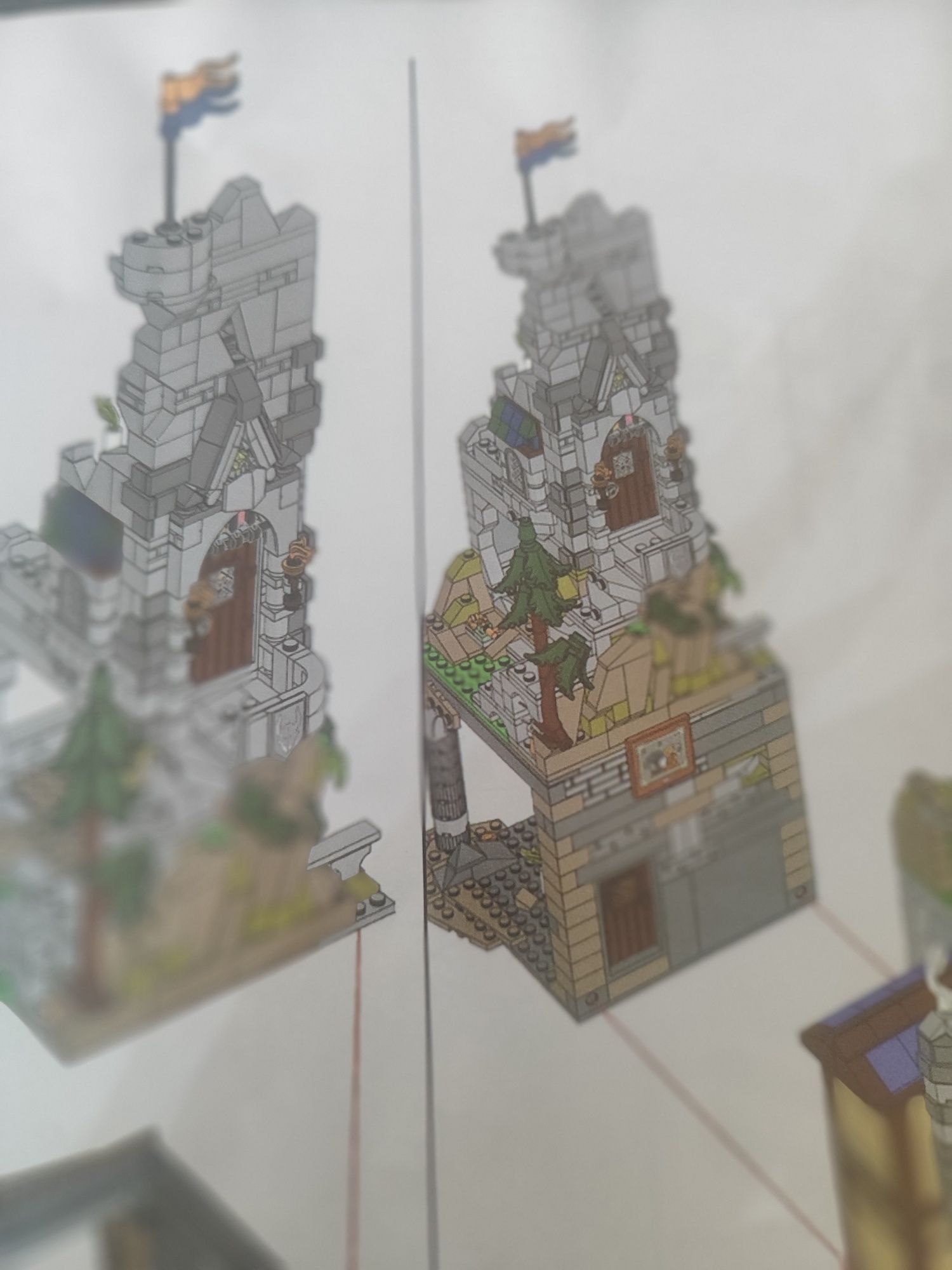 Castelo/dragão de Legos