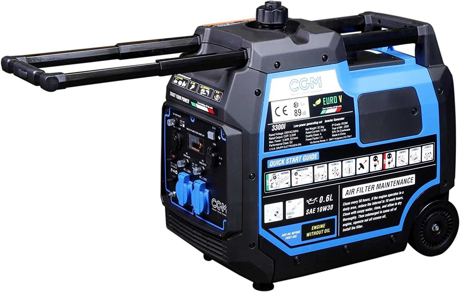 Генератор инверторный CGM 3300iE с дистанционным пуском