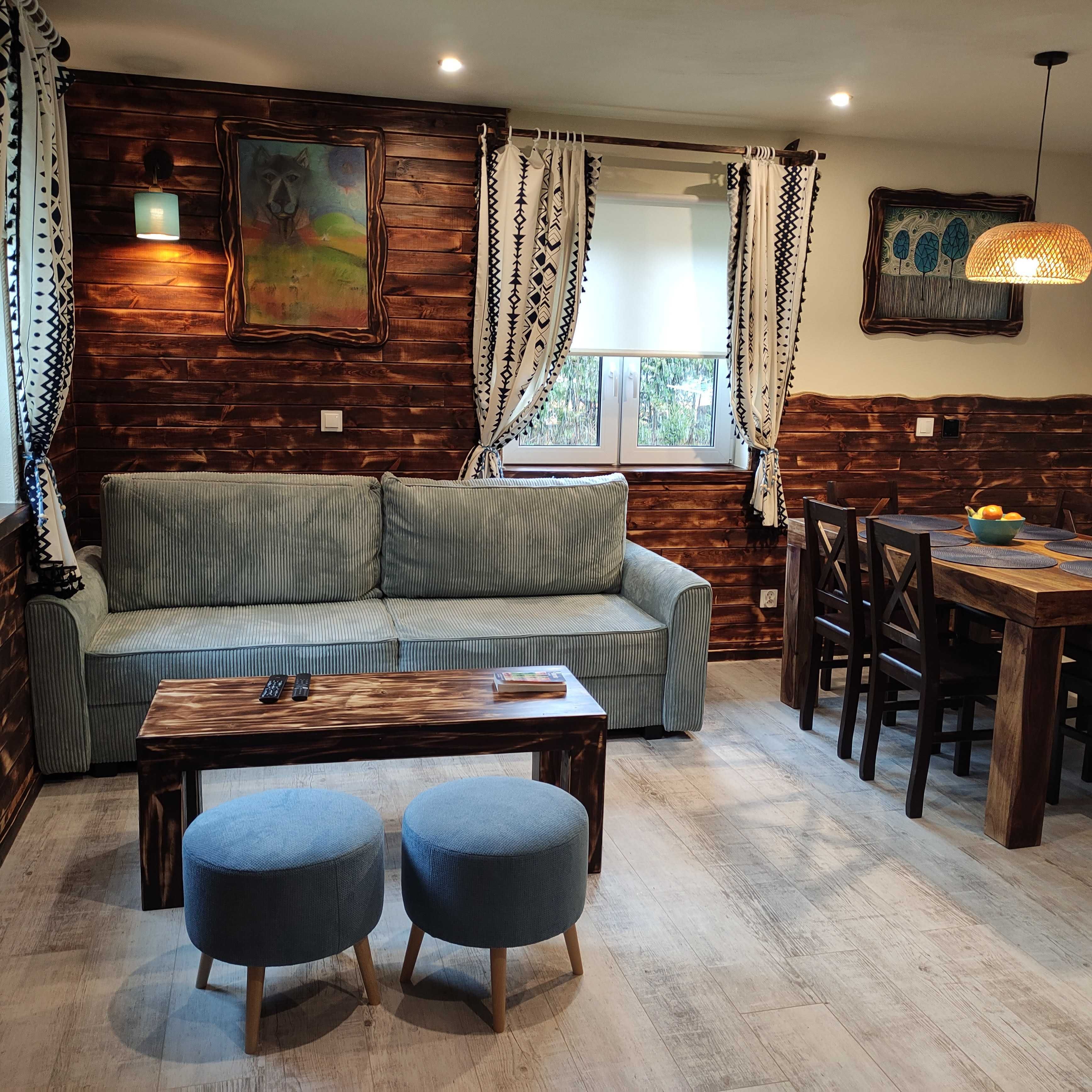 Ostoja nad potokiem Dwernik Bieszczady Noclegi Domki Apartamenty