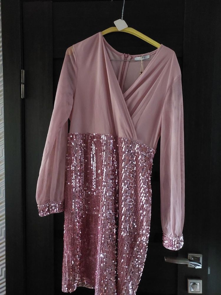 Жіноче рожеве плаття Sassfono 42 розмір