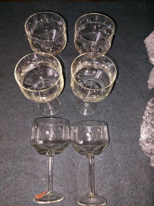 Фужери, бокали з узором