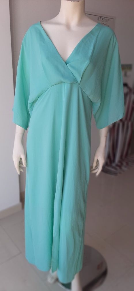 Vestido novo cerimónia verde água