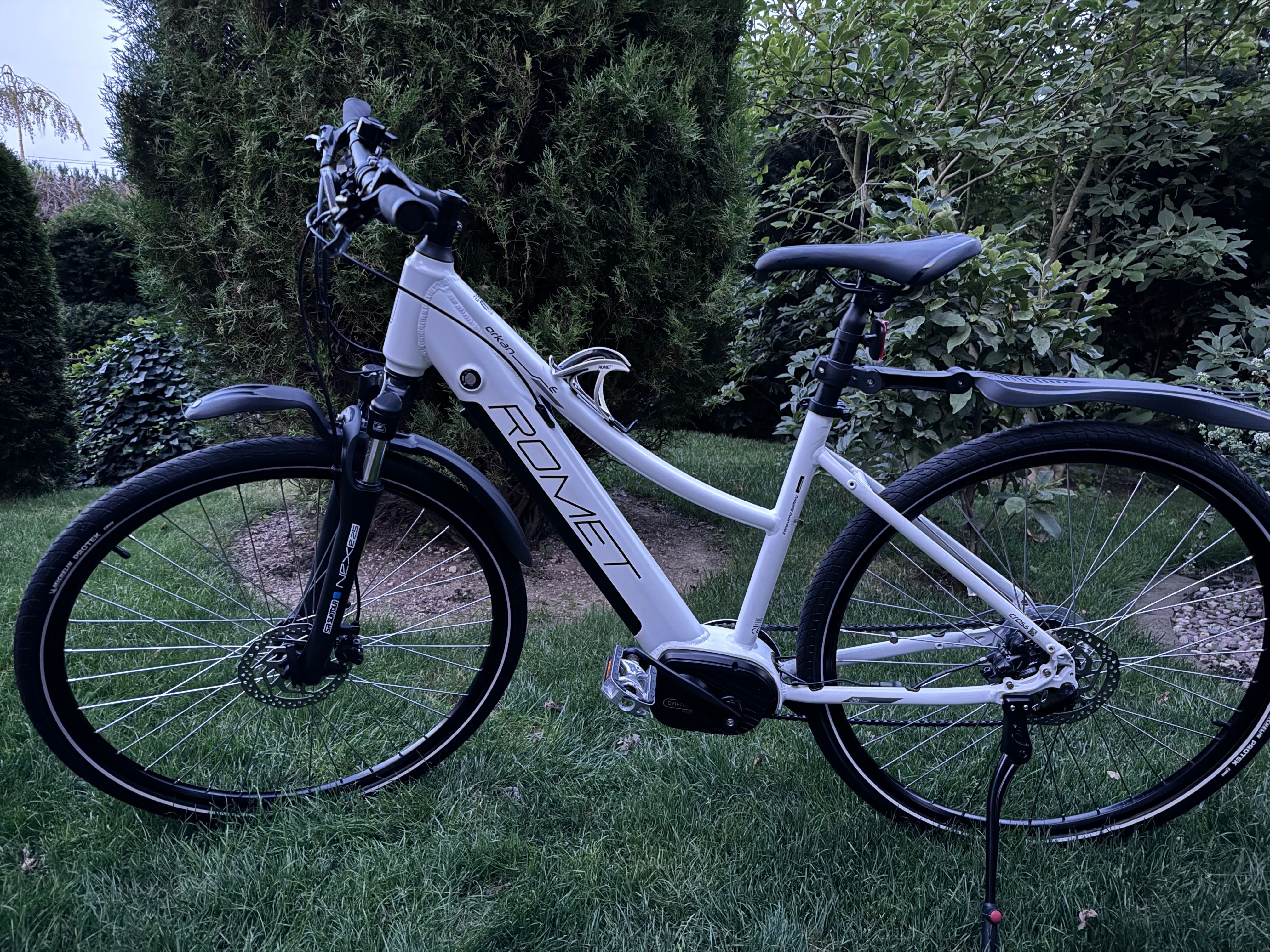 Rower elektryczny Romet Orkan 28” Bafang M300 – mało używany, jak nowy