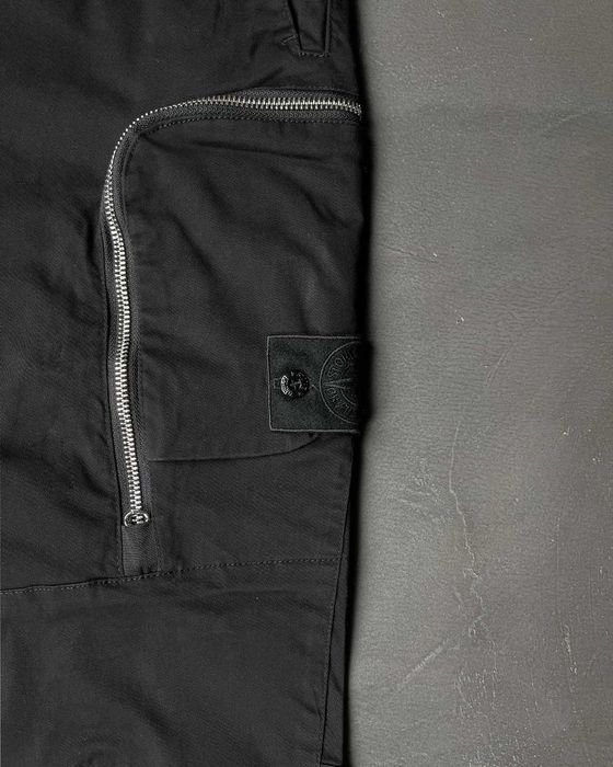 Штани Stone Island 30508 Shadow Project Zip Cargo Pants Black