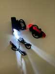 Lampki rowerowe zestaw przod tyl usb