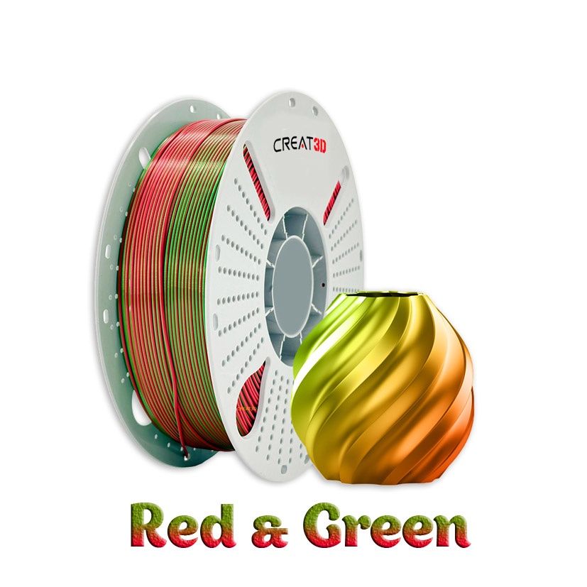 PLA пластик для 3Д друку ,CREAT3D,PLA Silk,1.75 mm,1кг