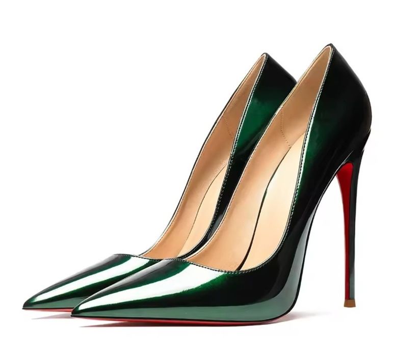 Hltino  szpilki czółenka czerwona podeszwa