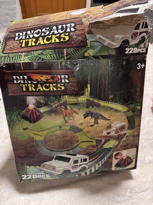 Pista de carros de dinaussaros