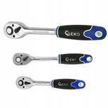 Набір тріскачок 1/2", 3/8", 1/4" G10136 GEKO, Набор трещеток