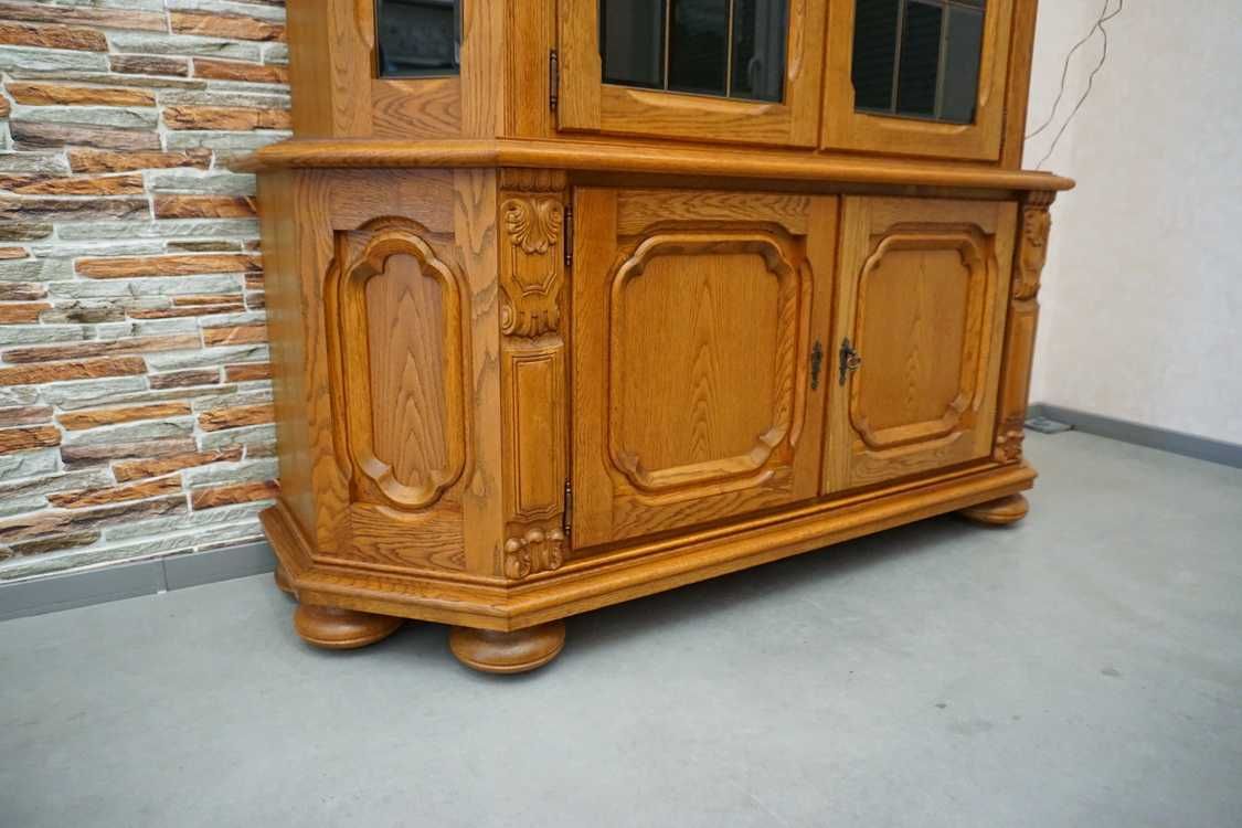 Witryna z komodą szybki szlifowane podświetlana szer. 170 cm  (p-728)