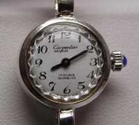 Srebrny zegarek z bransoletką CARPENTIER GENEVE