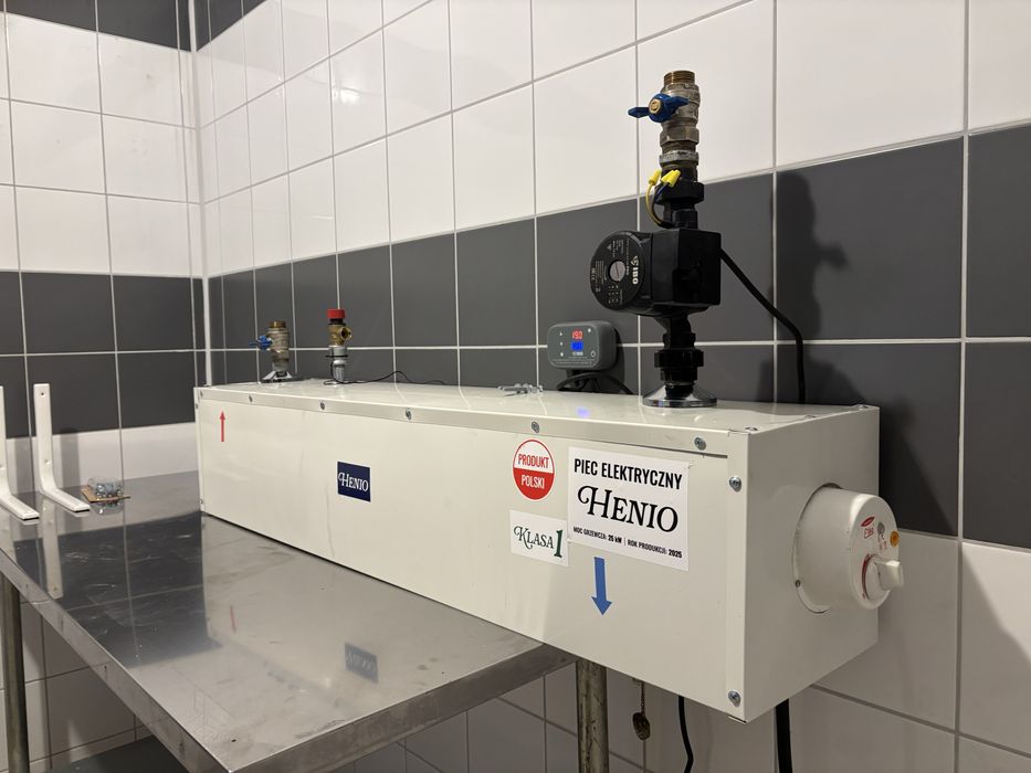 NOWY piec elektryczny do ogrzewania centralnego HENIO
