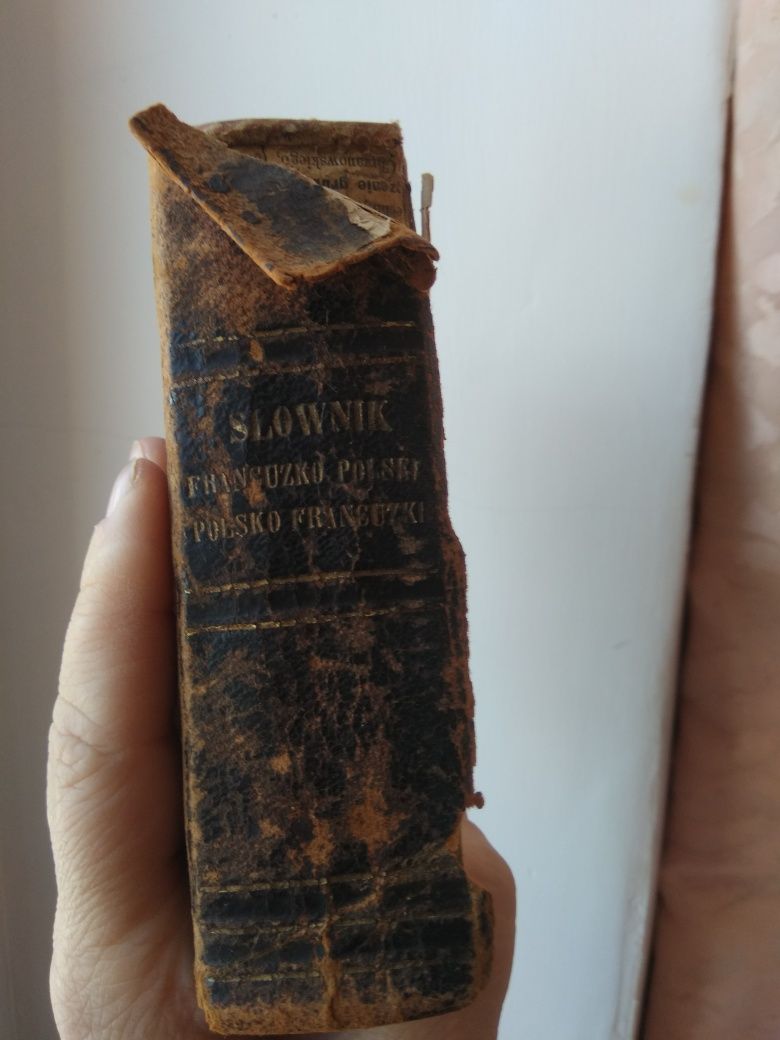 Книга старая 1874 год, slownik