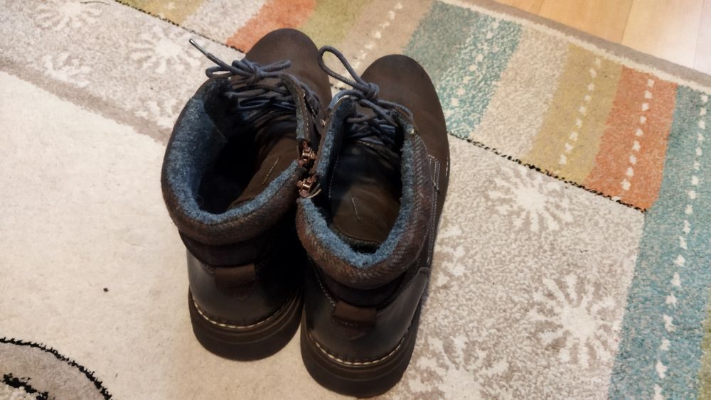 Buty jesienne skórzane Venice roz.47 długość 30cm