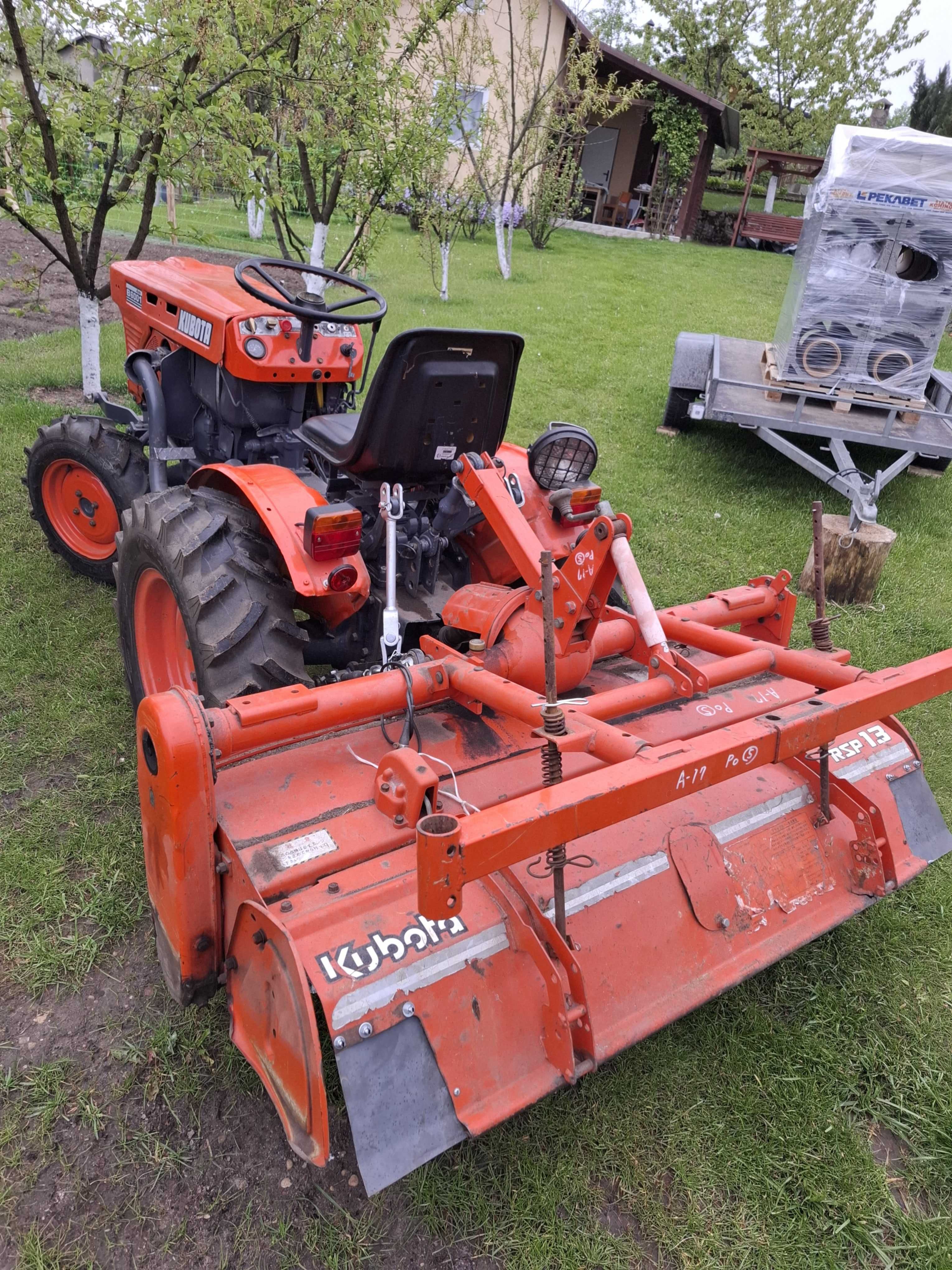 Traktor mini Kubota B6001 + osprzęt
