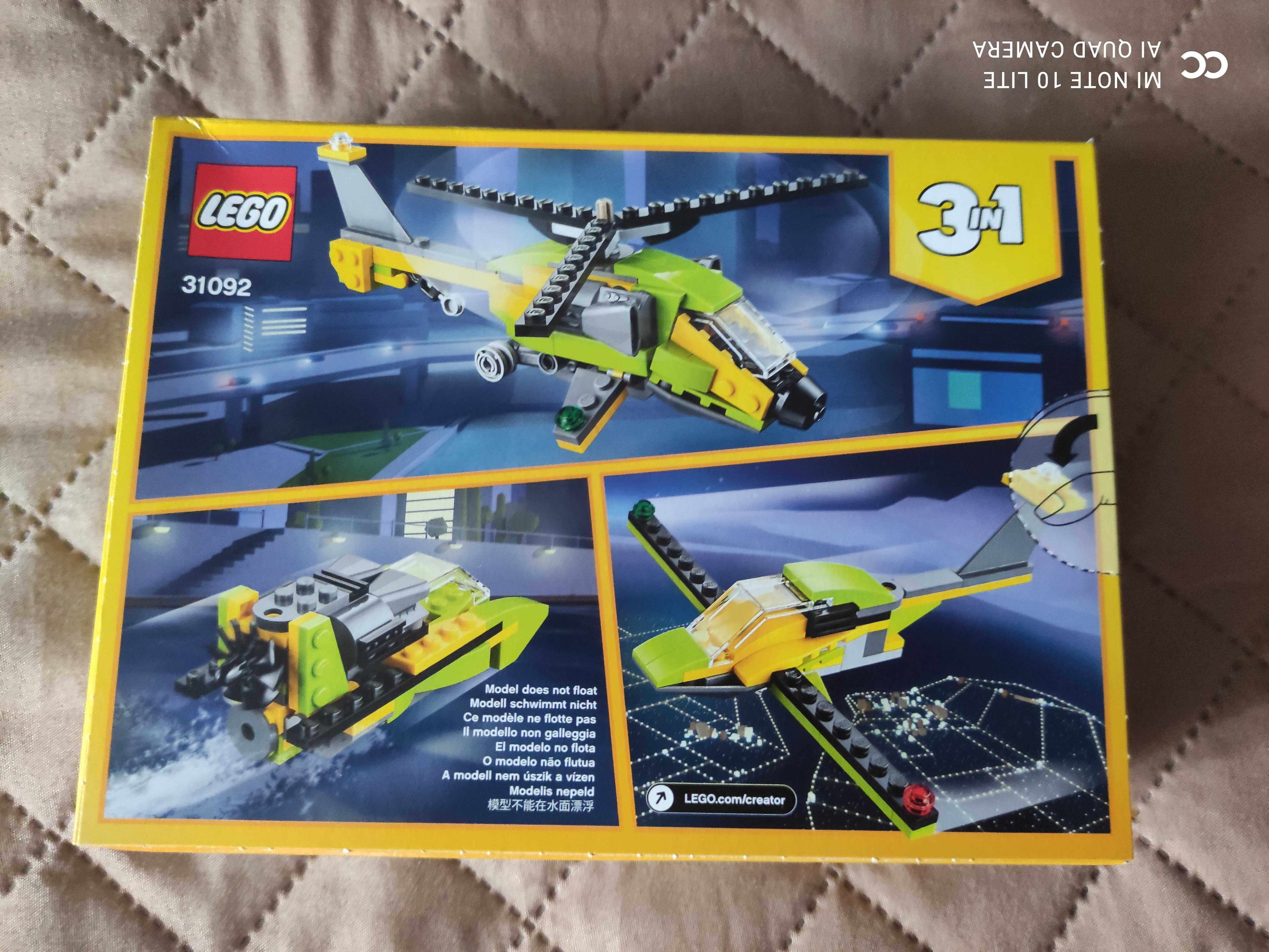 LEGO 31092 Creator 3w1 - Przygoda z helikopterem - NOWE