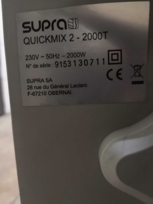 Grzejnik Supra Quickmix 2-2000T 230V, 2000W, F-VAT