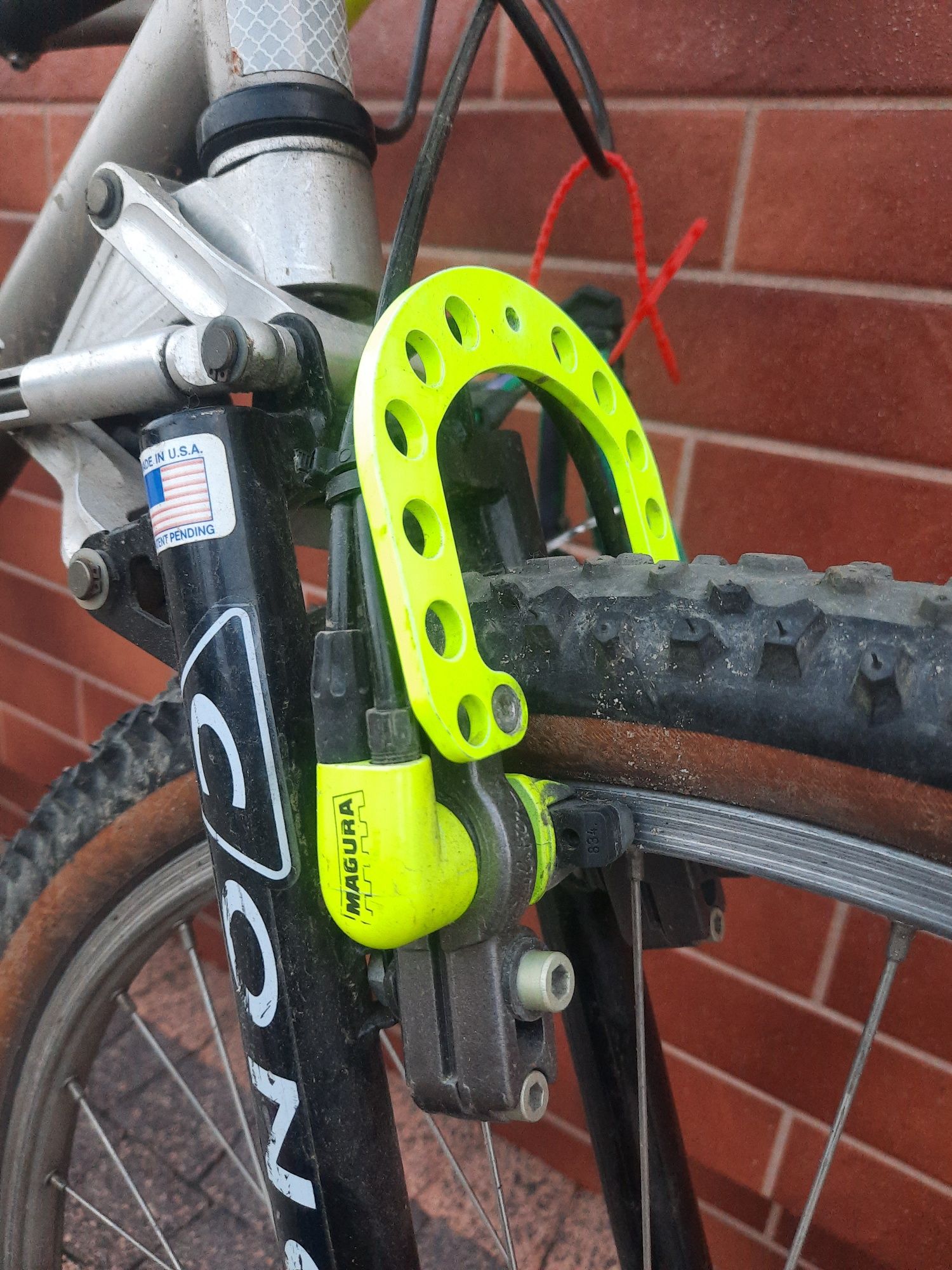 hamulce hydrauliczne magura race line HS neon retro mtb