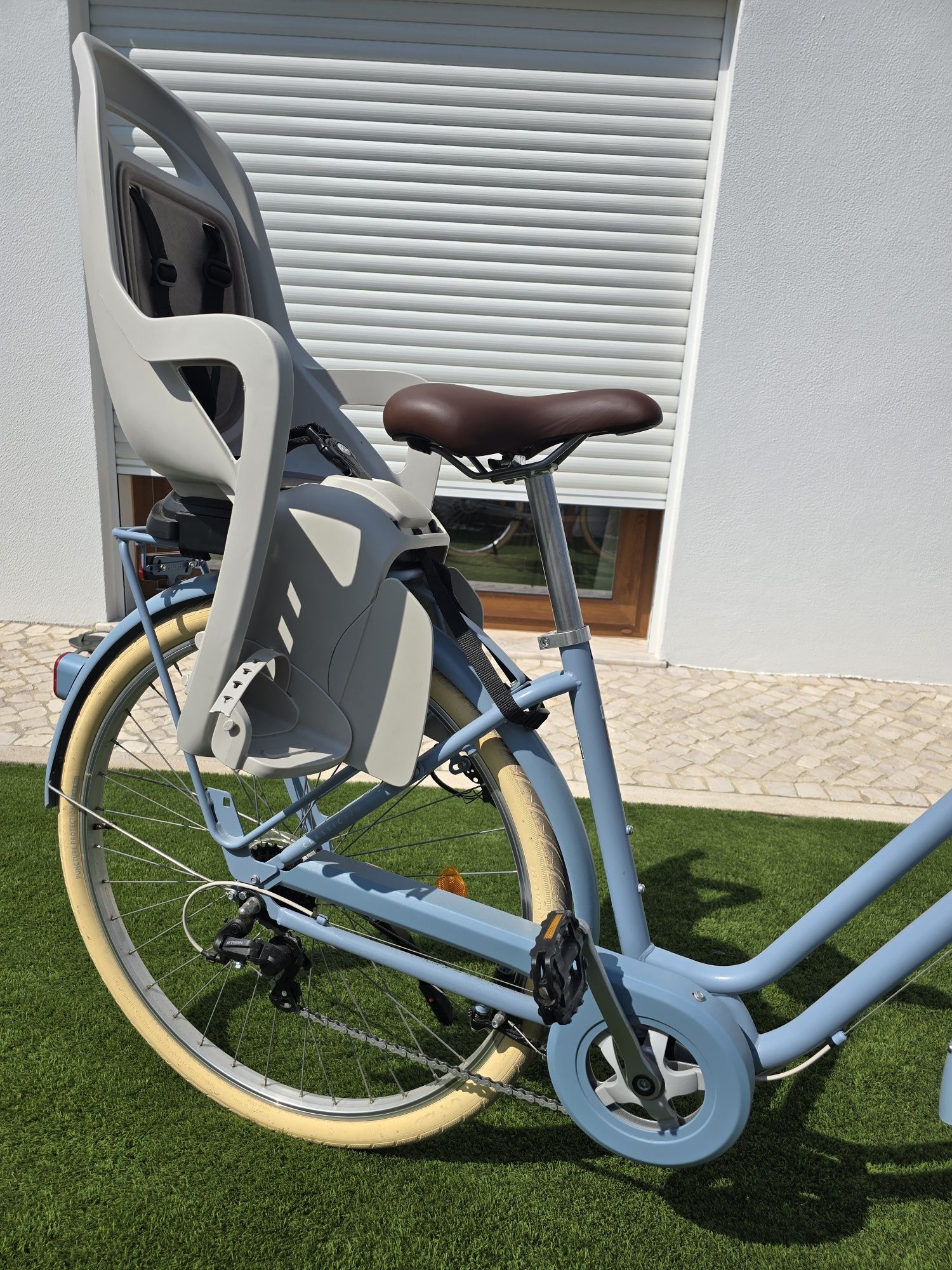 Bicicleta de cidade ELOPS 520 Azul Decathlon