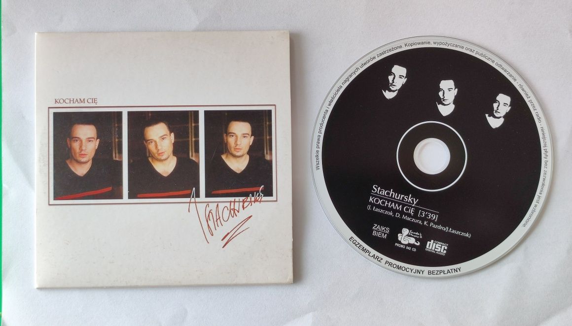 Stachursky – Kocham Cię płyta CD singiel z 2002 roku