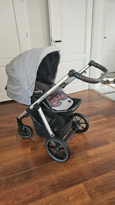 Wózek 2w1 baby design grey peony super stan