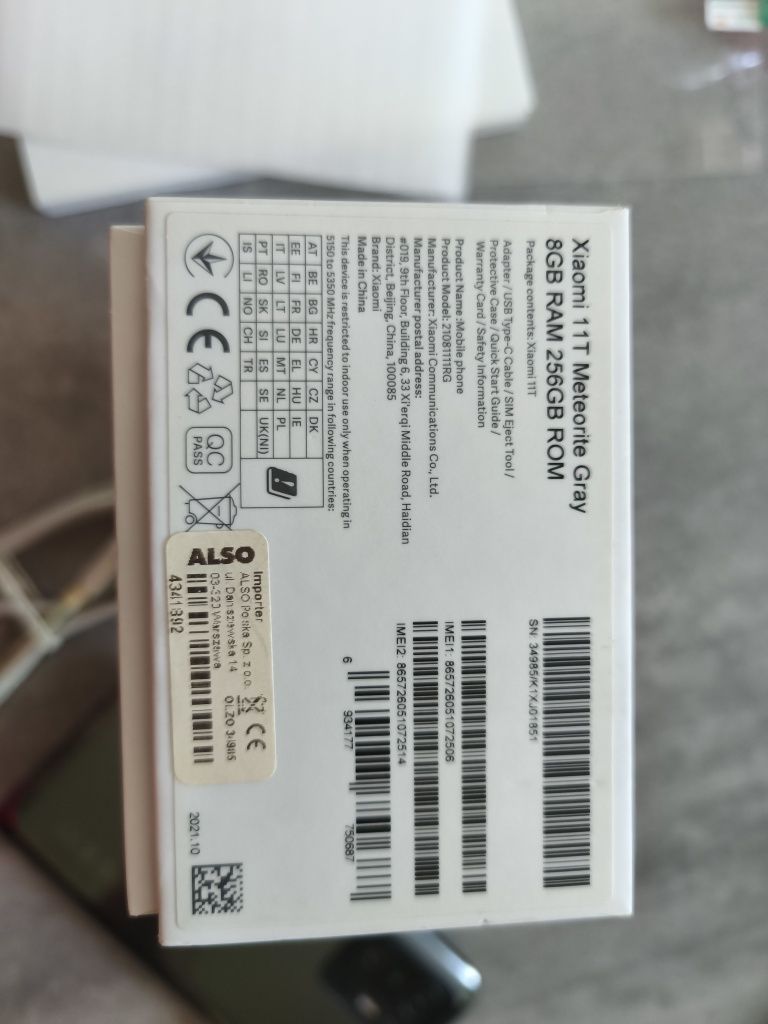 Xiaomi 11 T+wszystkie akcesoria