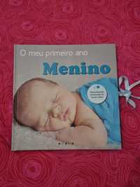 Livro de memória do bebé meu Primeiro Ano de Vida