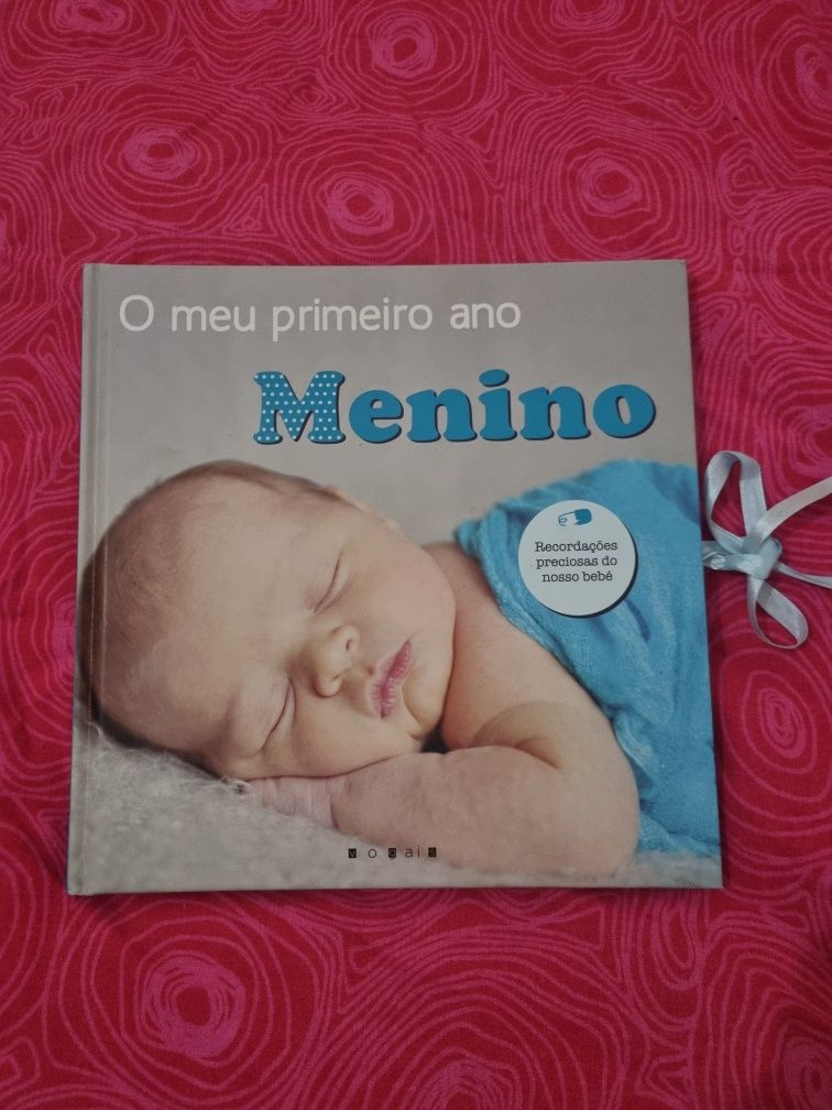 Livro de memória do bebé meu Primeiro Ano de Vida