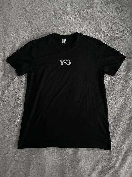 Чёрная футболка Yohji Yamamoto, Y-3