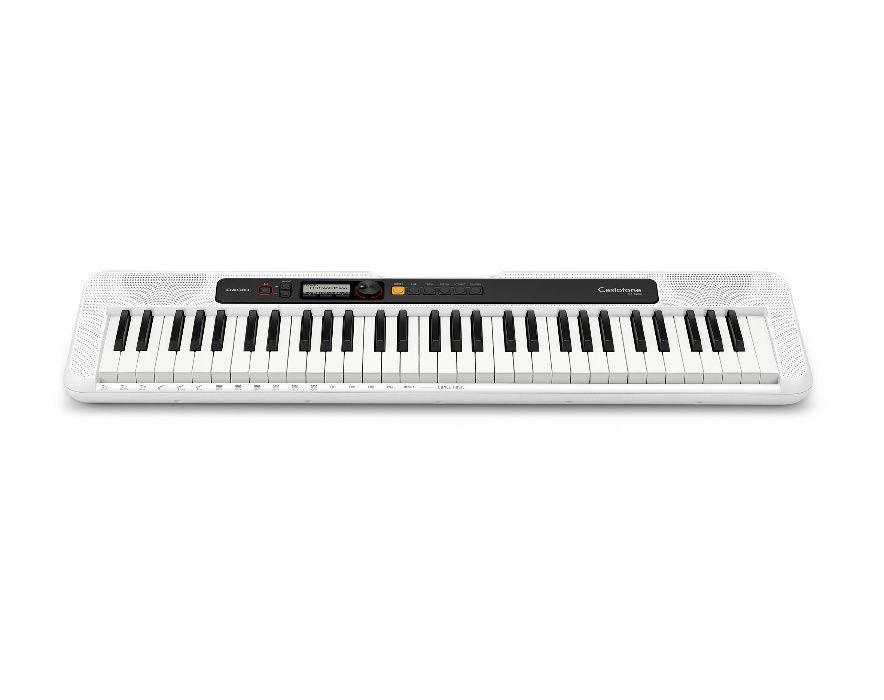 CASIO CT-S200 Biały Keyboard + Statyw Pokrowiec Ławka / ZESTAW