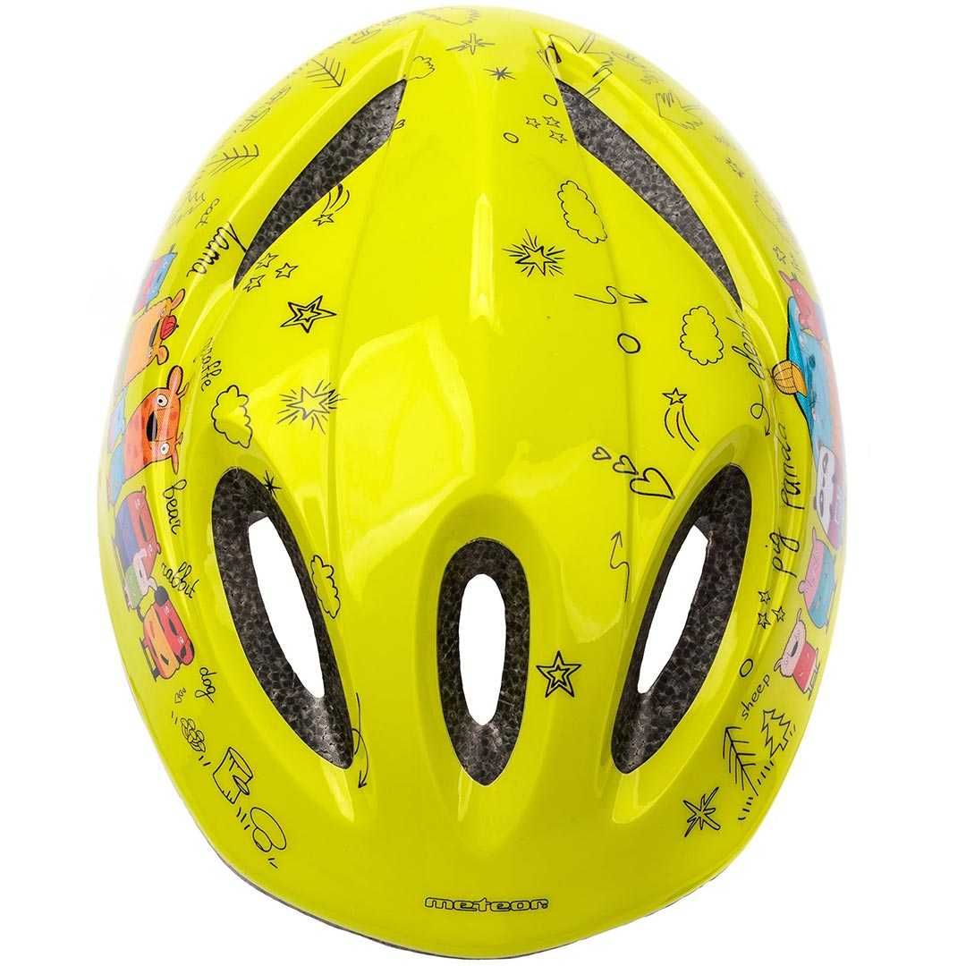 Kask rowerowy Meteor KS05 S 48-52 cm Animal friends