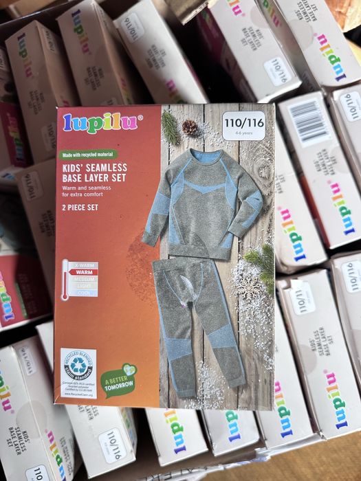 Дитяча безшовна зональна термобілизна Lupilu