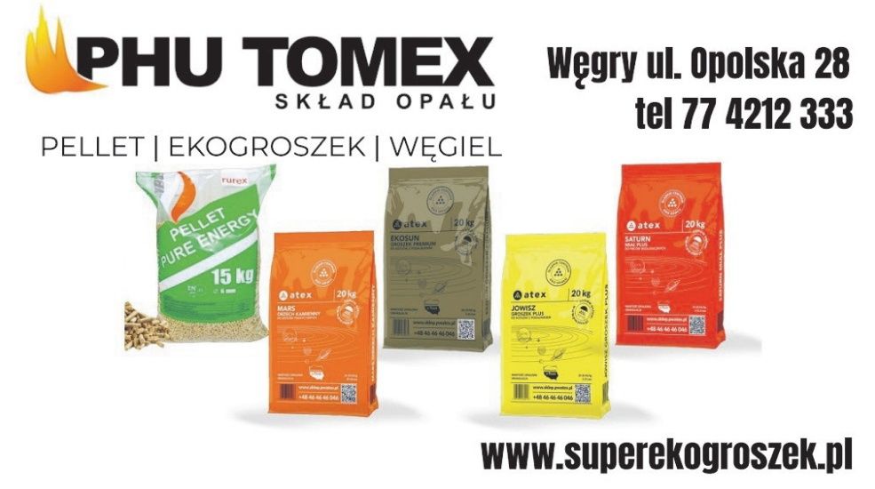 Groszek OGIEŃ 29 Paleta 1000 kg ekogroszek  OPOLE workowany węgiel