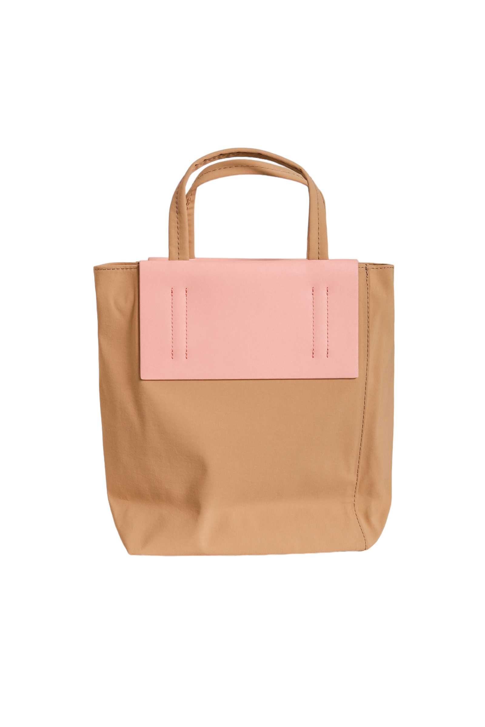 Сумка Acne Studios Baker Out medium canvas and printed leather tote