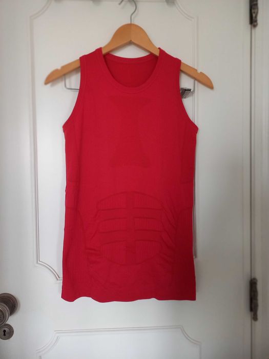 T-shirt running de alças (manga cava) Homem Crivit