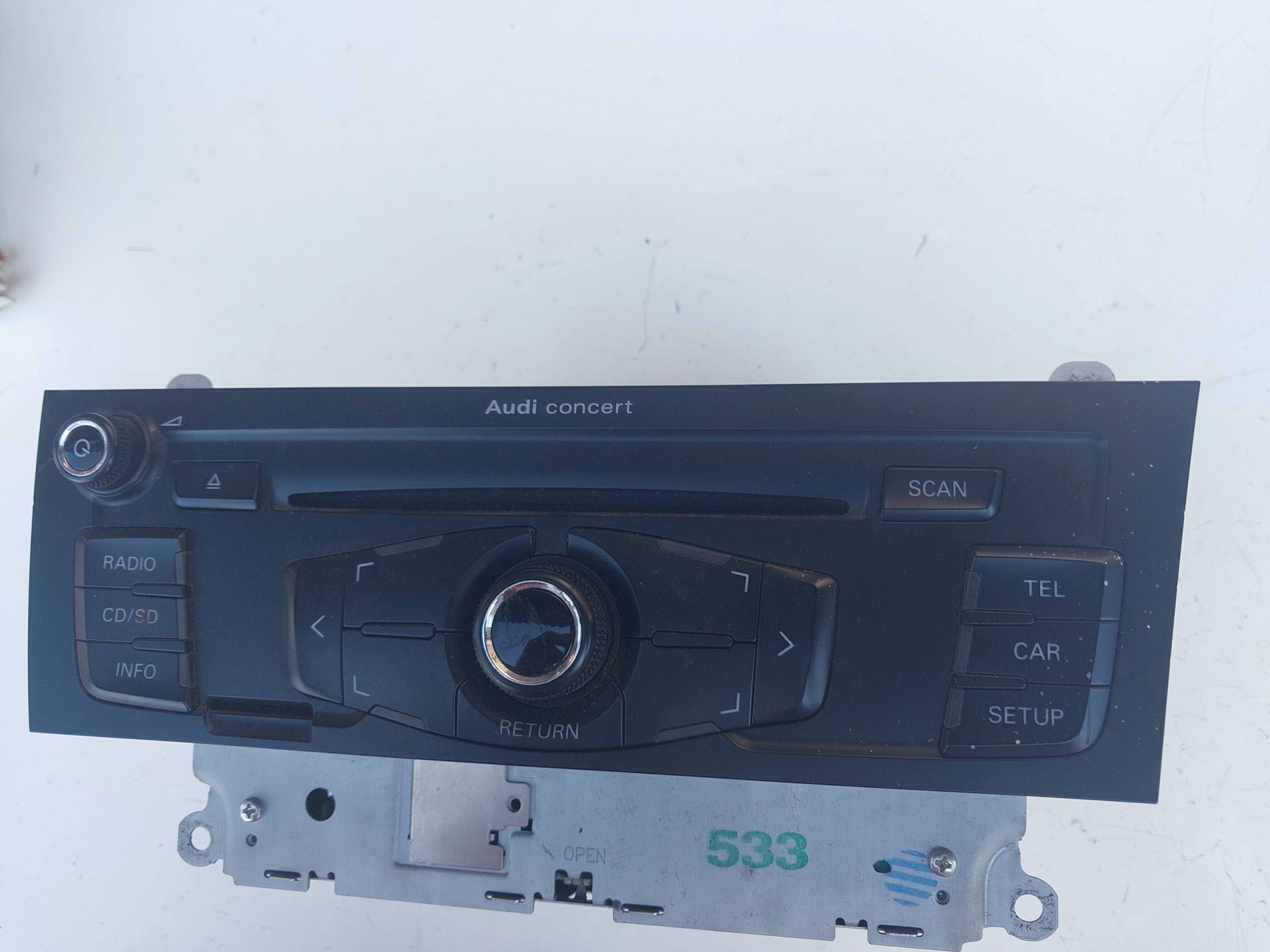 Radio Audi a4 b8 8T2,035,186B A5 Oryginał WYSYŁKA