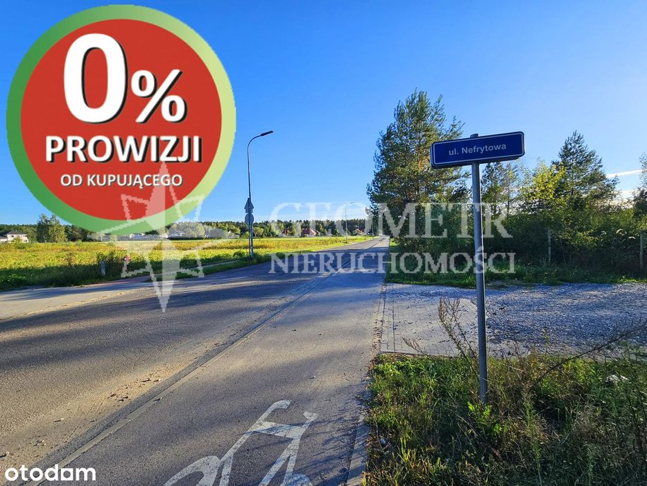 działka w otoczeniu zieleni, nowy teren