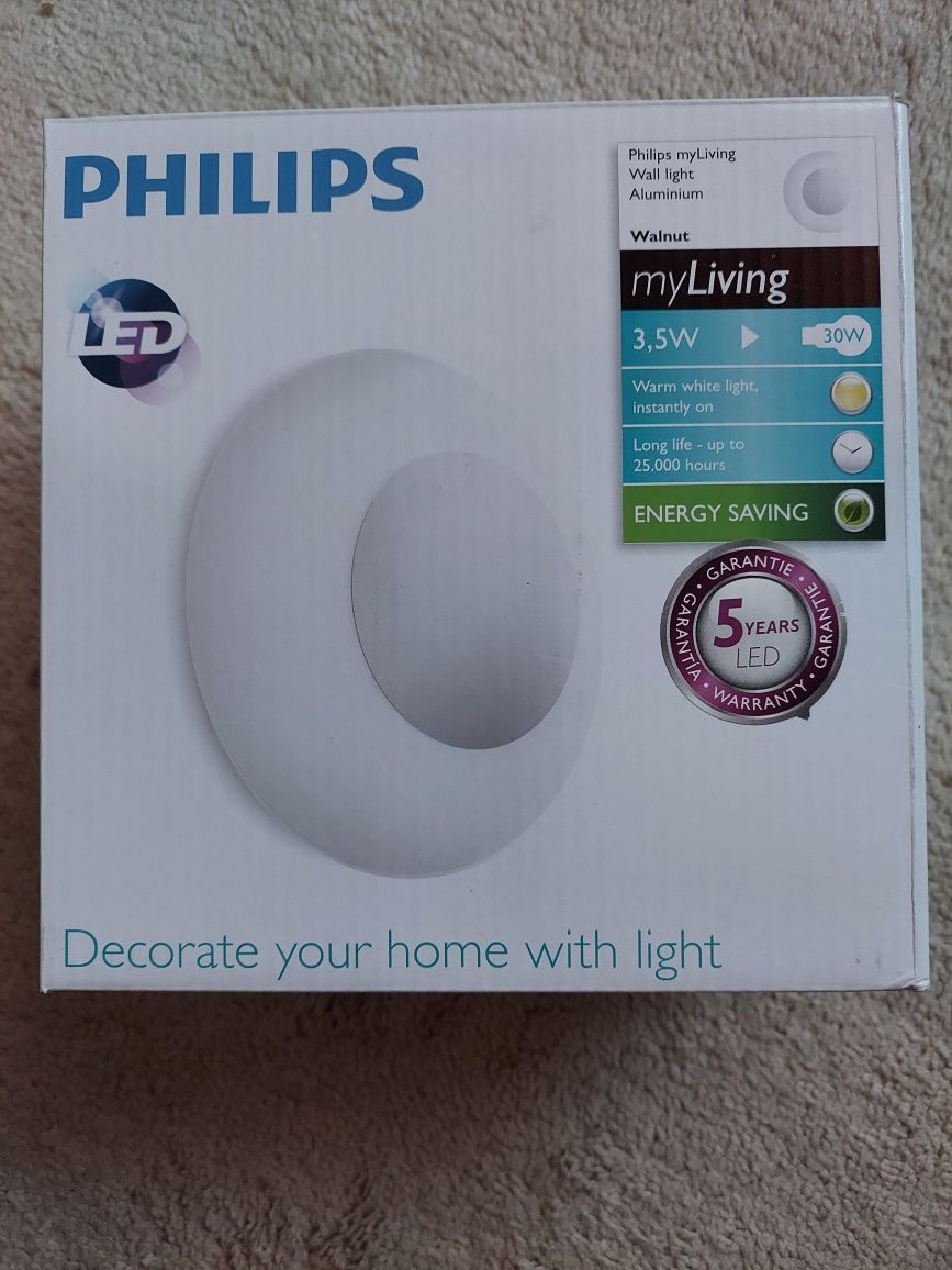 Lampa, plafon naścienna Philips Nowa