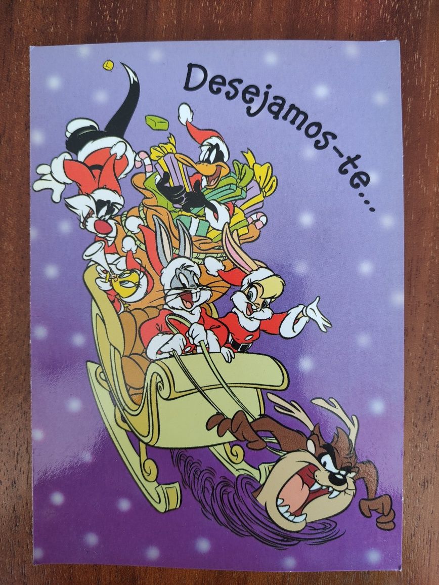 Postal de Natal - Looney Tunes - Novo