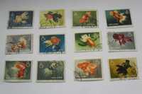 GOLDFISH-Chiny-seria znaczków ZŁOTE RYBKI. 1960r