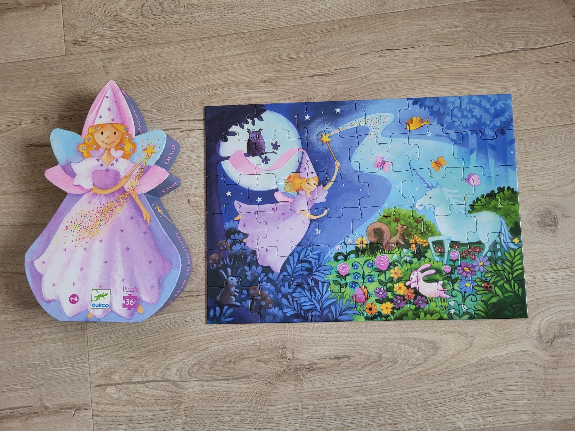 Djeco puzzle księżniczka wróżka 36 elementów 4 latka