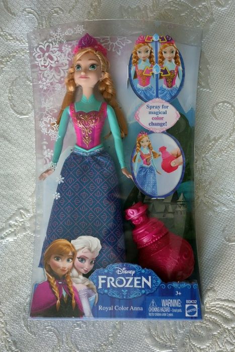 Кукла Анна Anna Frozen меняет цвет Холодное Сердце