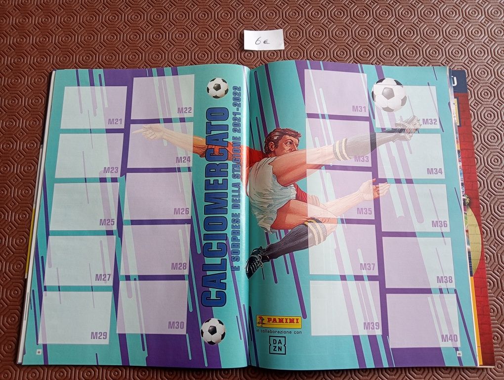 Caderneta de futebol da Panini -Calcio