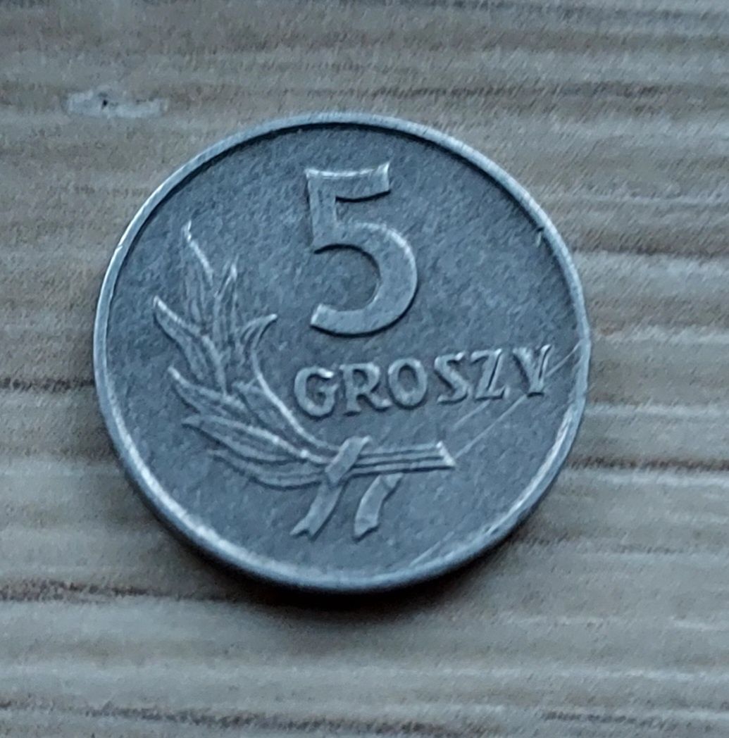 5 groszy 1967 r. Polska