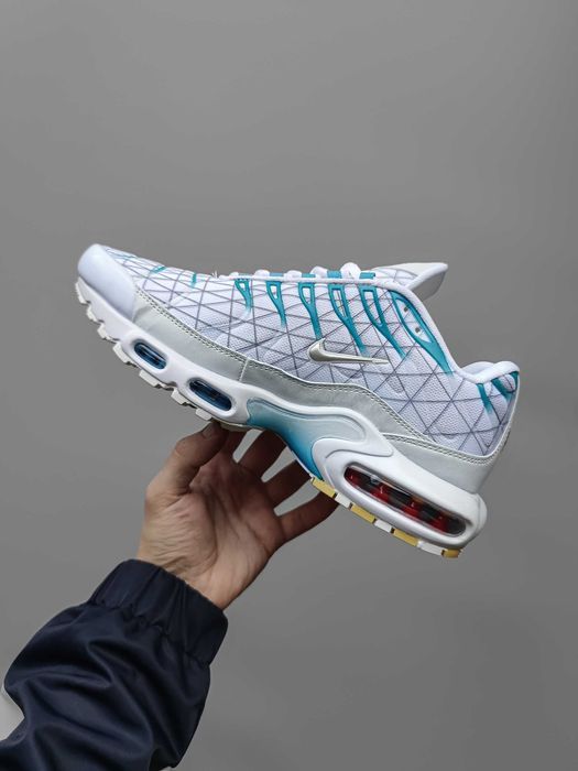 !SALE! Nike Air Max Plus TN White Blue 40 41 42 43 44 45 46 найк тн