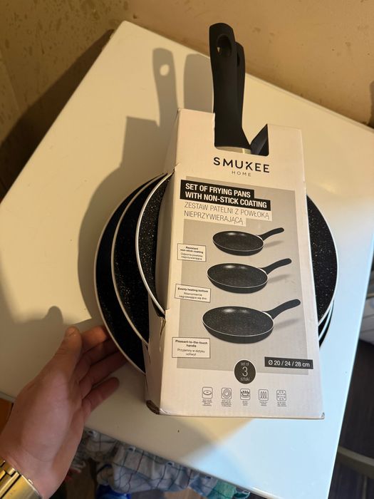 Komplet patelni  3 sztuki