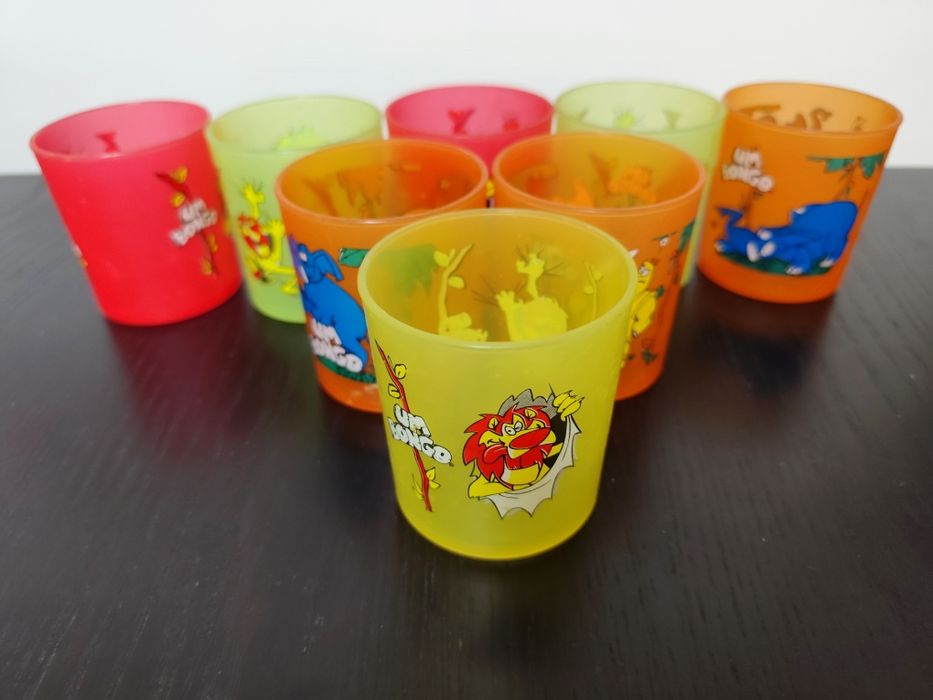 Lote de 8 Copos para Criança - Um Bongo (Novos - 25 cl)